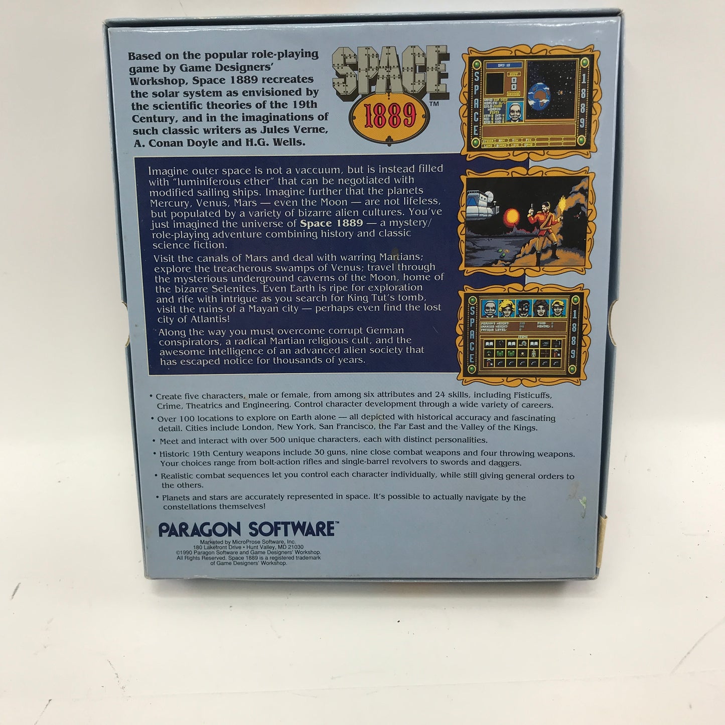Space 1889 (PC, 1990) Complete in Big Box CIB