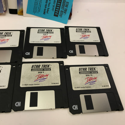 Star Trek Judgment Rites (PC, 1993) Complete in Original Box w All Inserts CIB