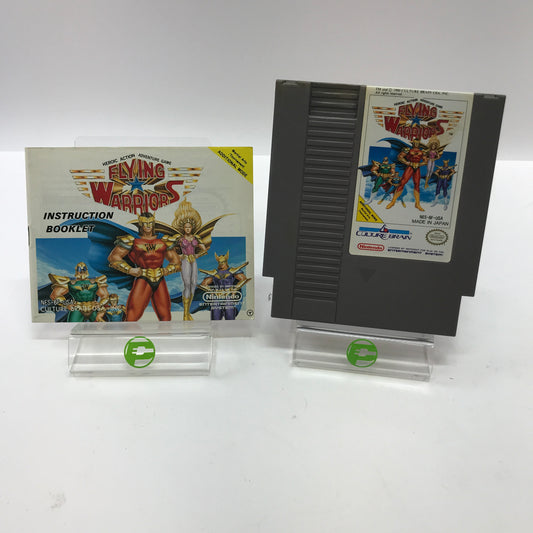 Flying Warriors (Nintendo NES, 1985) Tested Works