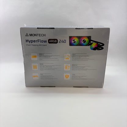 New Montech Hyperflow ARGB 240 Liquid Cooler 4710562740820