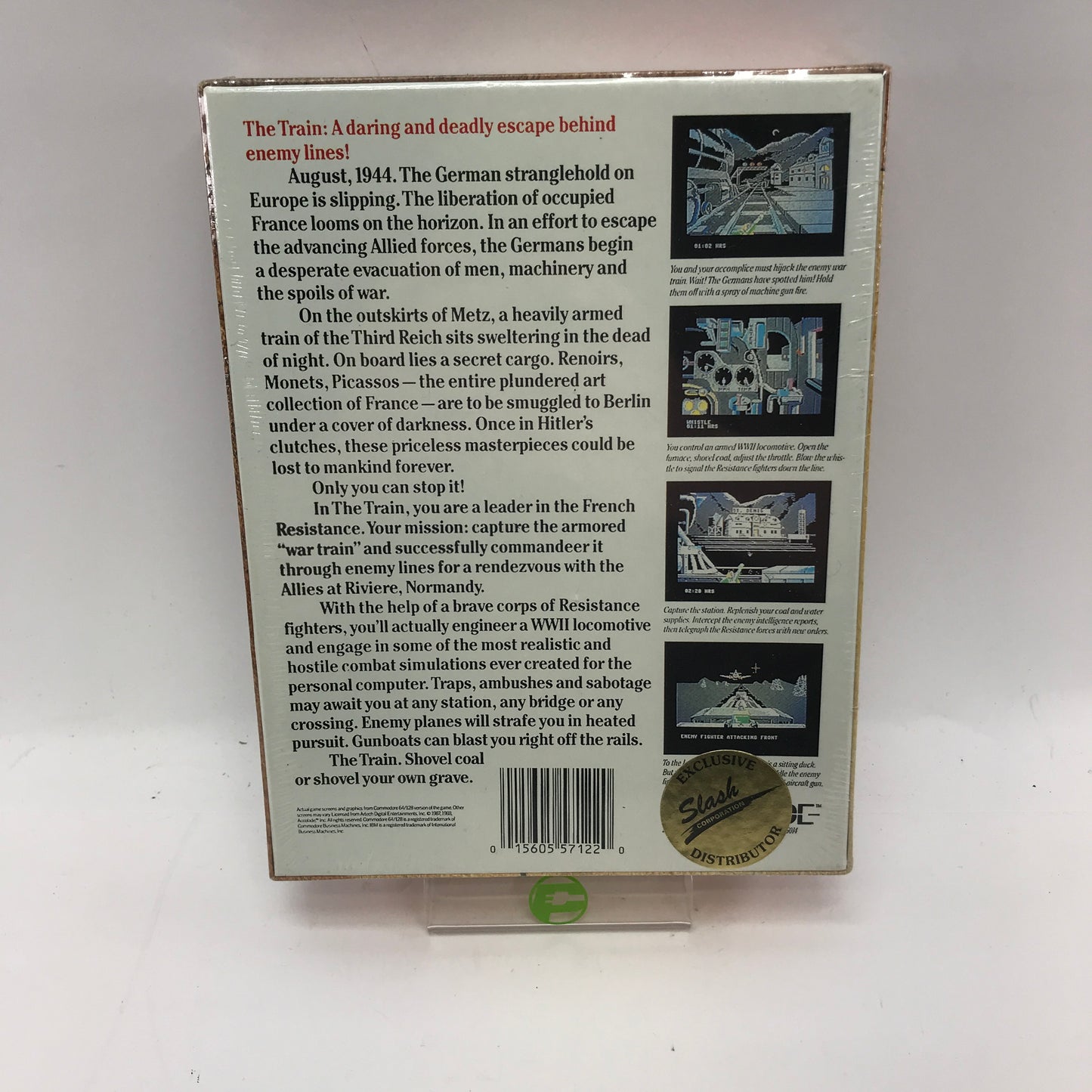 New The Train Accolade (PC, 1987) Factory Sealed