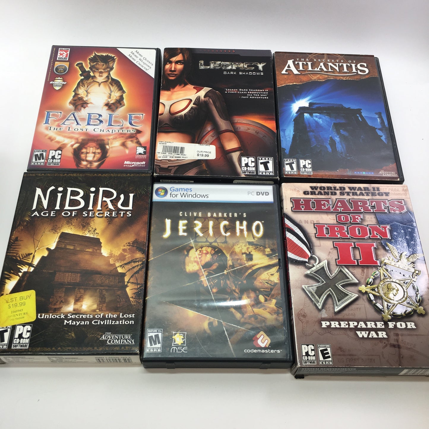 Lot of 33 PC Games [Half Life 2, Fallout 3, Fable and More]