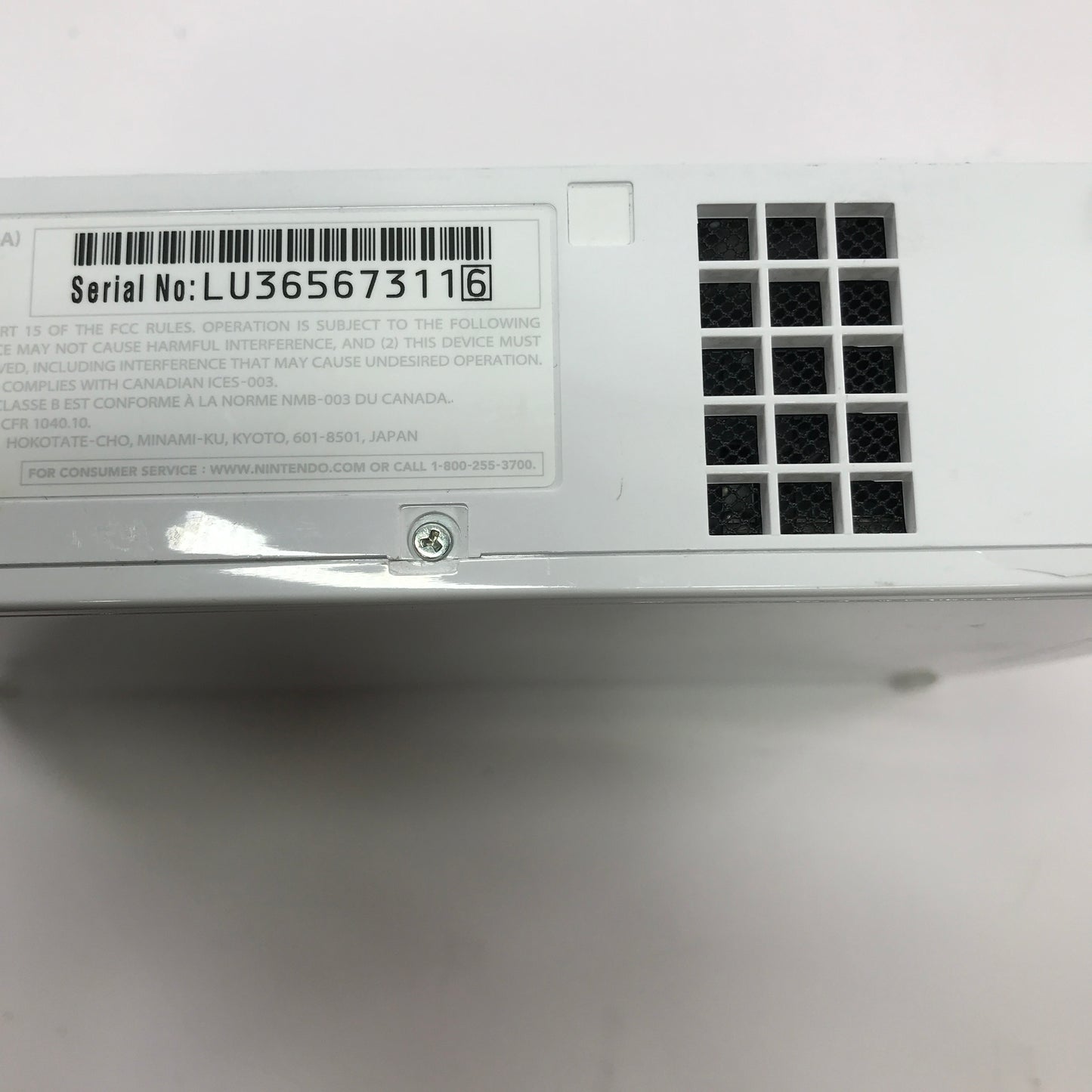 Nintendo Wii Video Game Console RVL-001 White w WiiSports Game CIB
