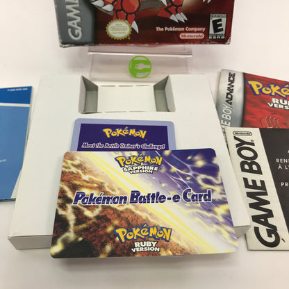 Pokemon Ruby  (Nintendo GameBoy Advance, 2003) No Game Box Only All Inserts