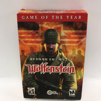 Return to Castle Wolfenstein [Game of the Year] (PC, 2002) CIB