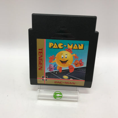 Pac-Man [Tengen] (Nintendo NES, 1986) w Tengen Dust Cover and Manual
