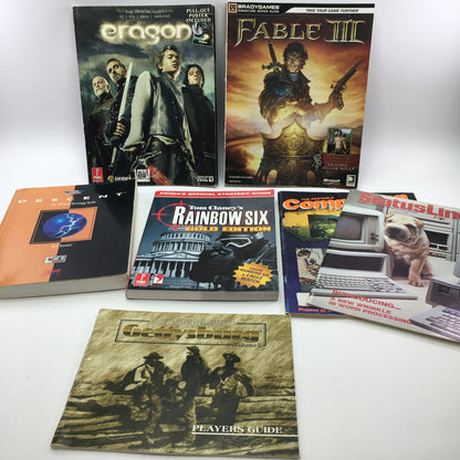 Assorted Strategy Guide and Magazine Lot [Gable III, Rainbow Six and More]