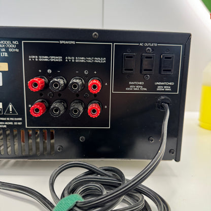 Yamaha AX-700U 110W 8-ohm 2 Channel Stereo Amp AMPG1US1BLK READ