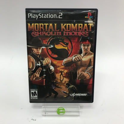 Mortal Kombat Shaolin Monks (Sony PlayStation 2 PS2, 2005) CIB
