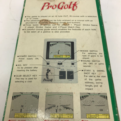 Lsi game Pro Golf Vintage Handheld Bandai Game w Box