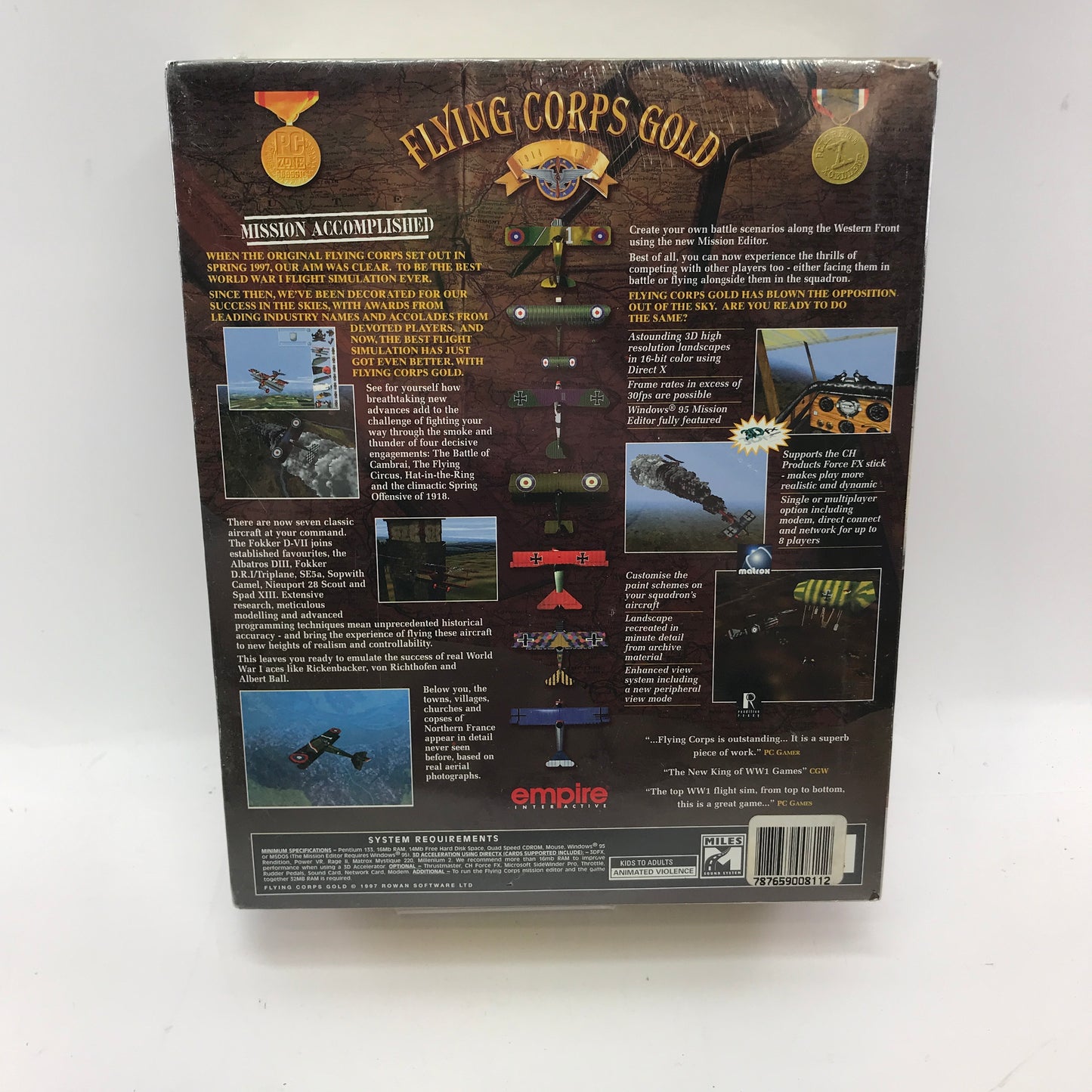 New Flying Corps (PC, 1997) Factory Sealed