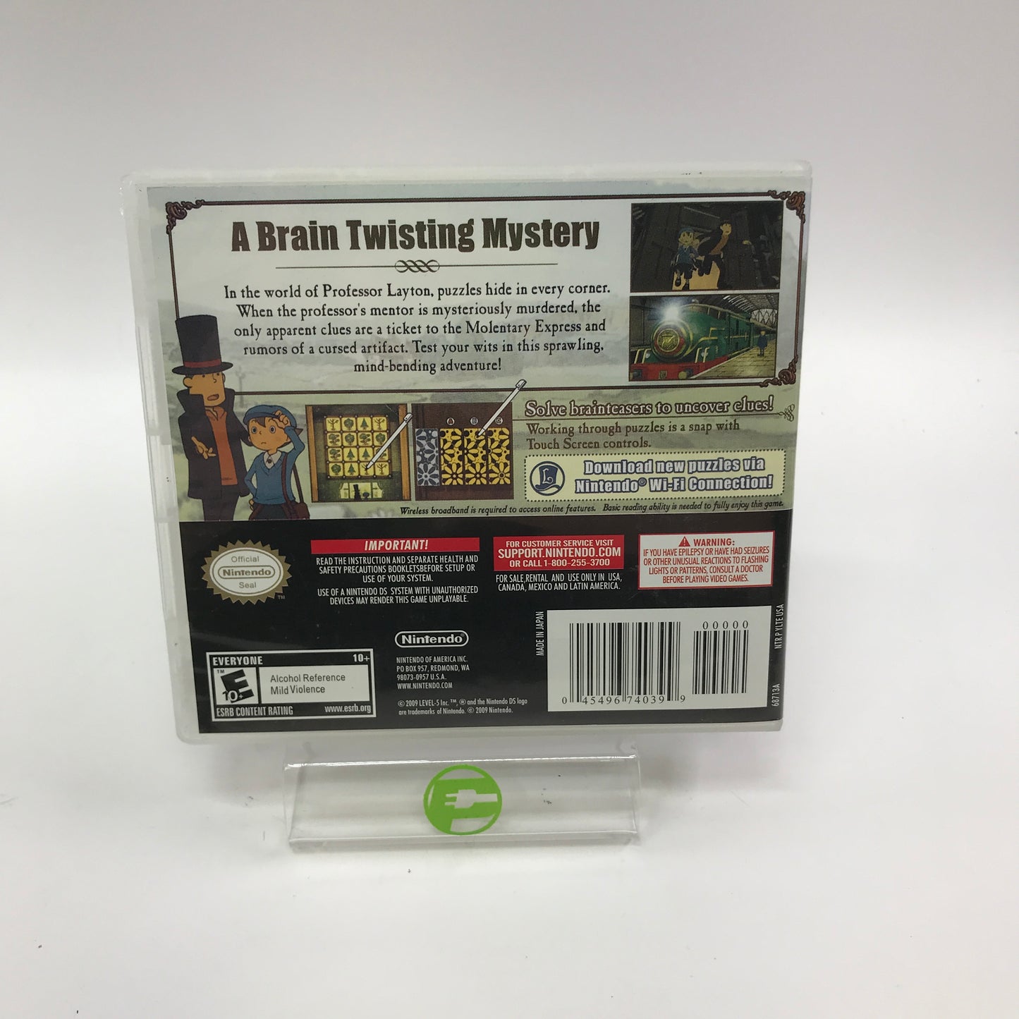 Professor Layton and the Diabolical Box and Unwound Future for Nintendo DS, DS 