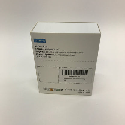 Sweat Proof BX17 Wireless Sports Earbuds w/ Case, Original Box and Manual