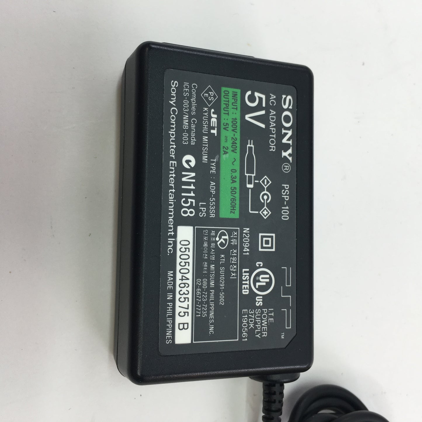 Broken Sony Playstation Portable PSP PSP-1001 Handheld Game System Only READ