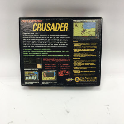 Operation Crusader (PC, 1989) Complete in Original Box w/ All Inserts, CIB