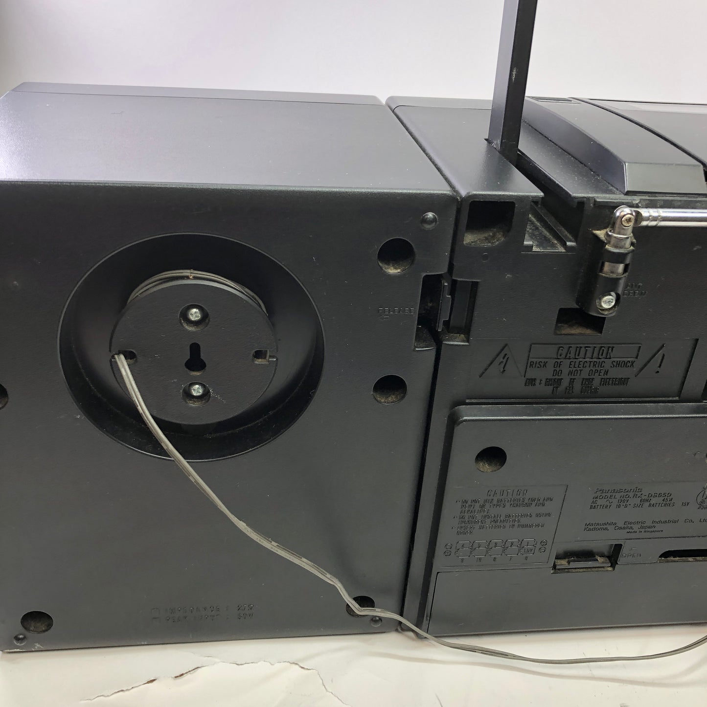 Panasonic RX-DS650 Portable Stereo Component CD System CD Player AM/FM Radio