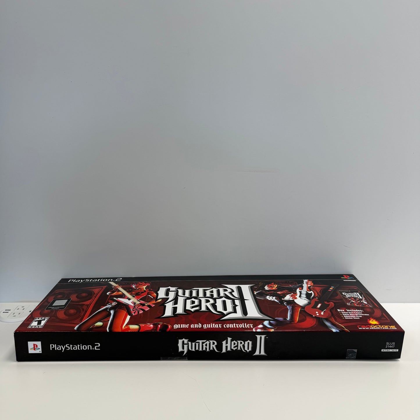 Sony PlayStation 2 PS2 Guitar Hero SG Red SLUH-00092 Read Description