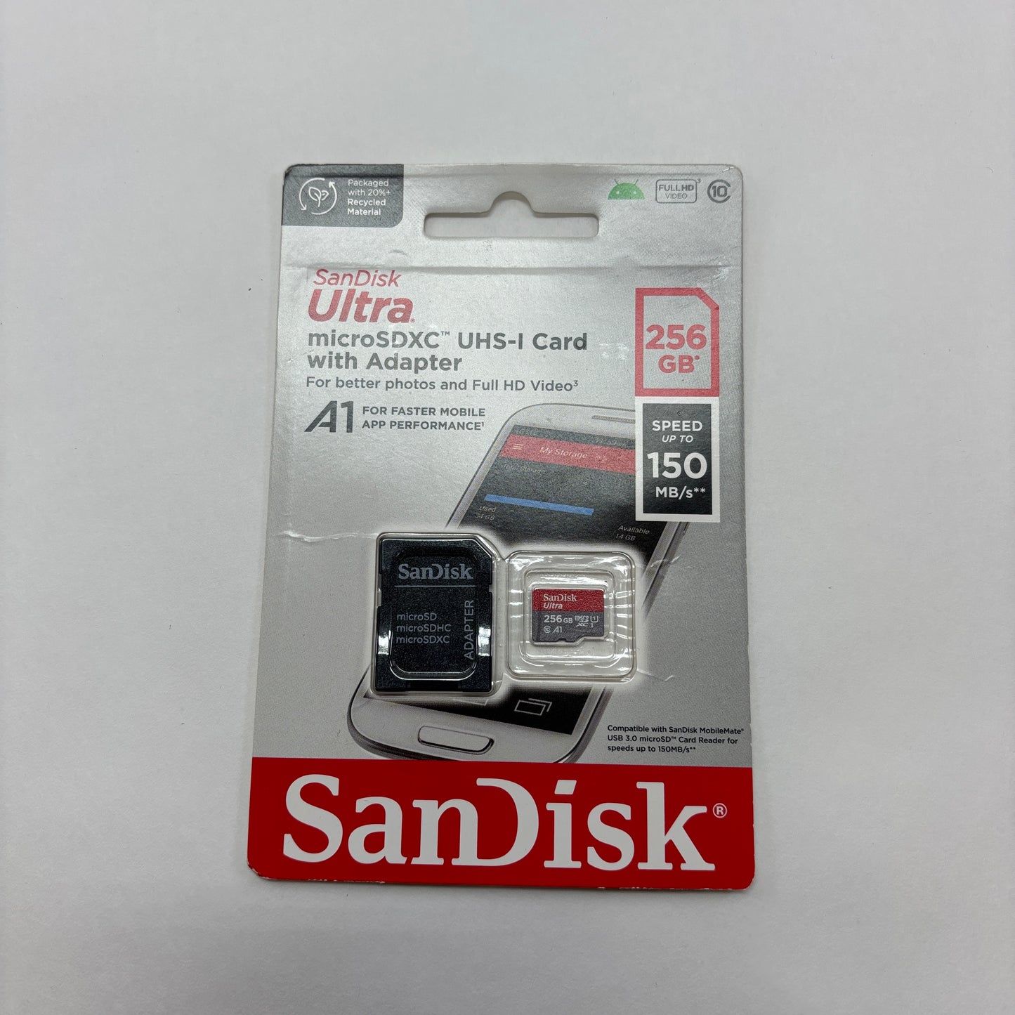 New Sandisk MicroSDXC UHS-I Card with Adapter