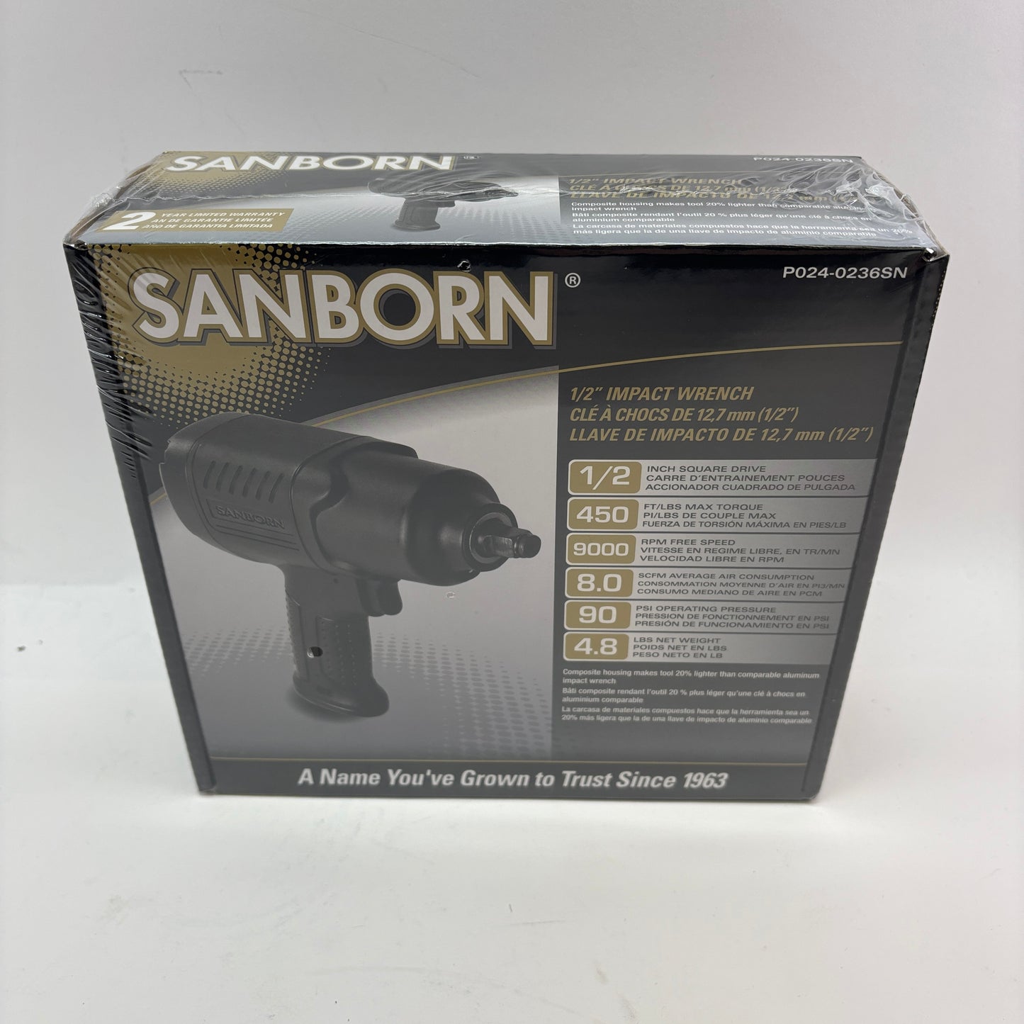 Sanborn P024-0236SN 1/2" Impact Wrench