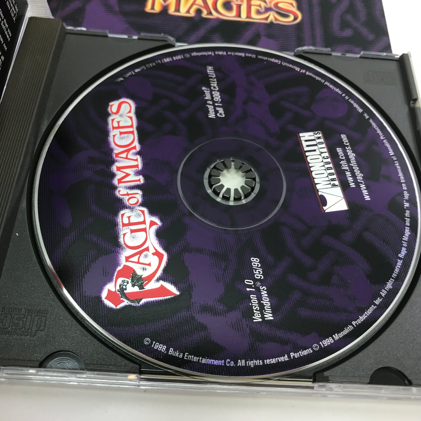 Rage of Mages (PC, 1997) w/ Original Big Box and Manual, CIB