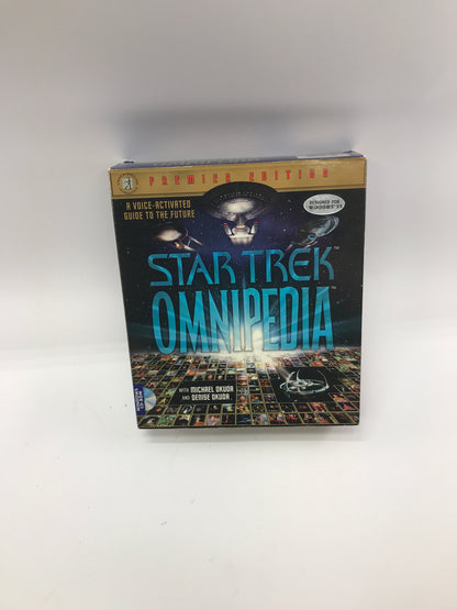Star Trek Vintage PC Game Lot [Omnipedia, Captians Chair and More]