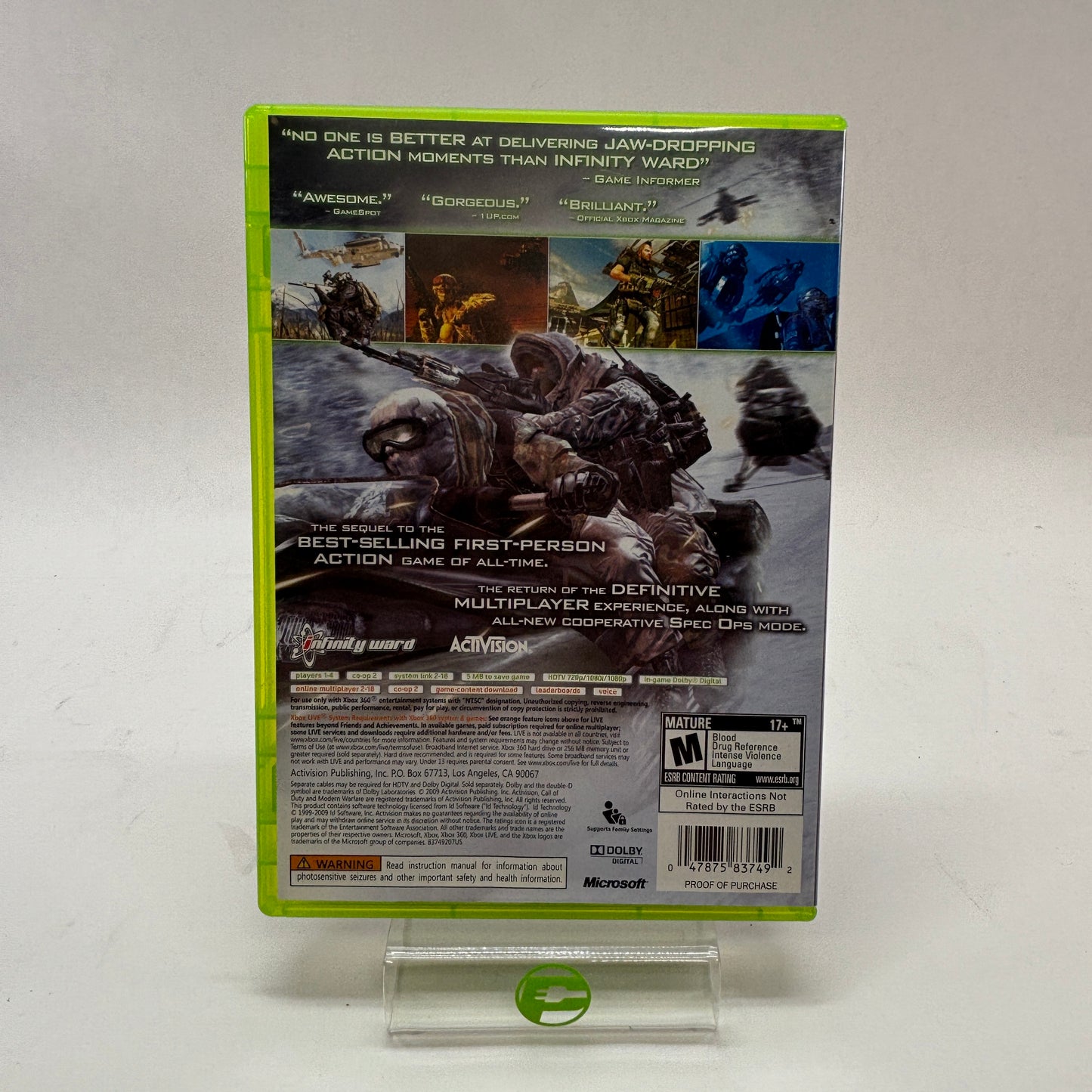 Call of Duty Modern Warfare 2 (Microsoft Xbox 360, 2009)