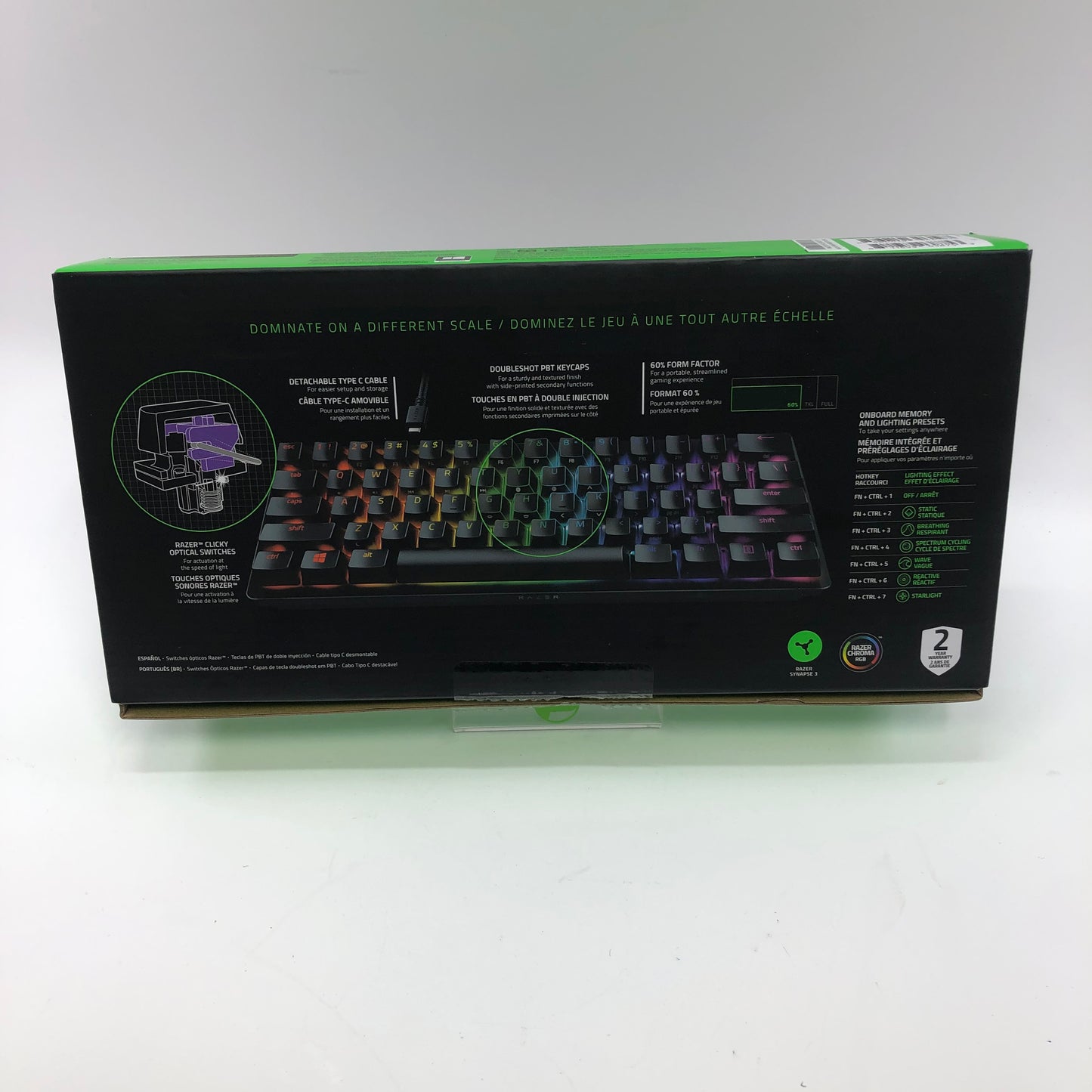 Razer Huntsman Mini 60% Optical Gaming Keyboard RZ03-0339 w/ Original Box