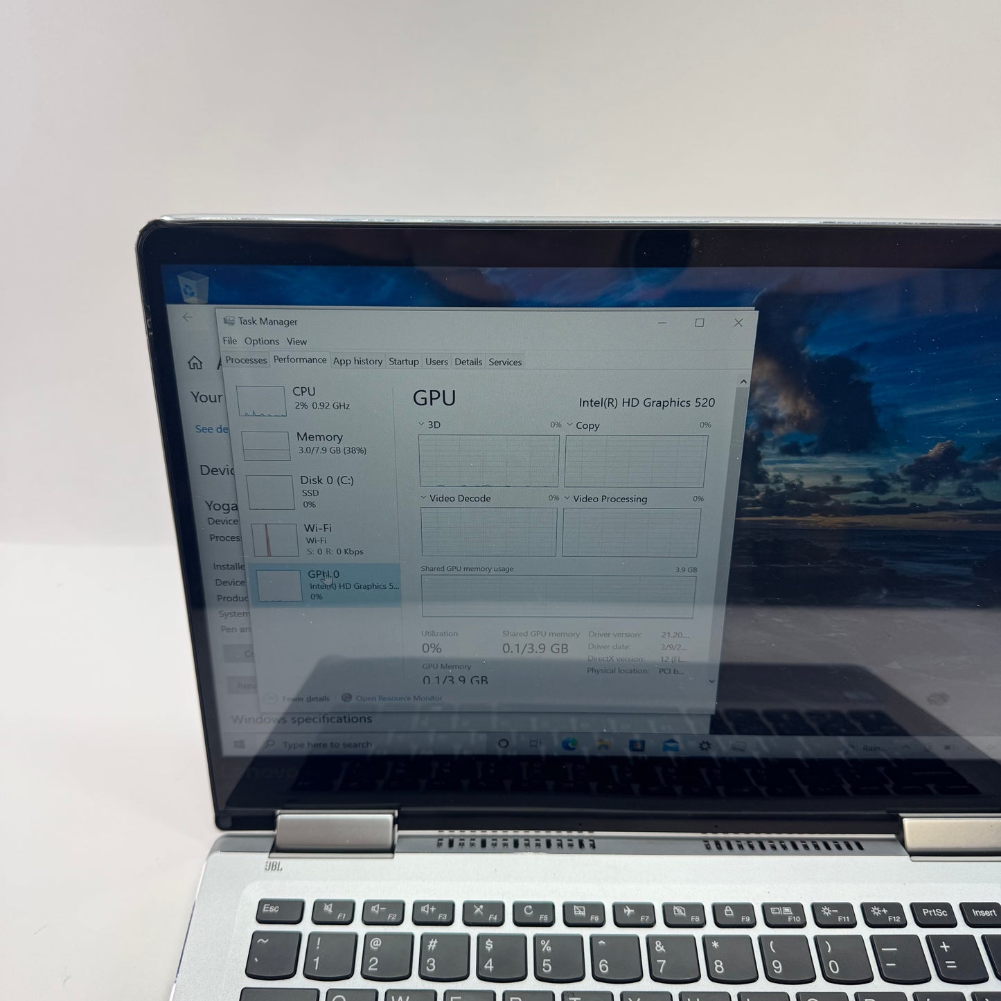 Lenovo Yoga 710 80TY 14" i5-6200U 2.4GHz 8GB RAM 240GB SSD