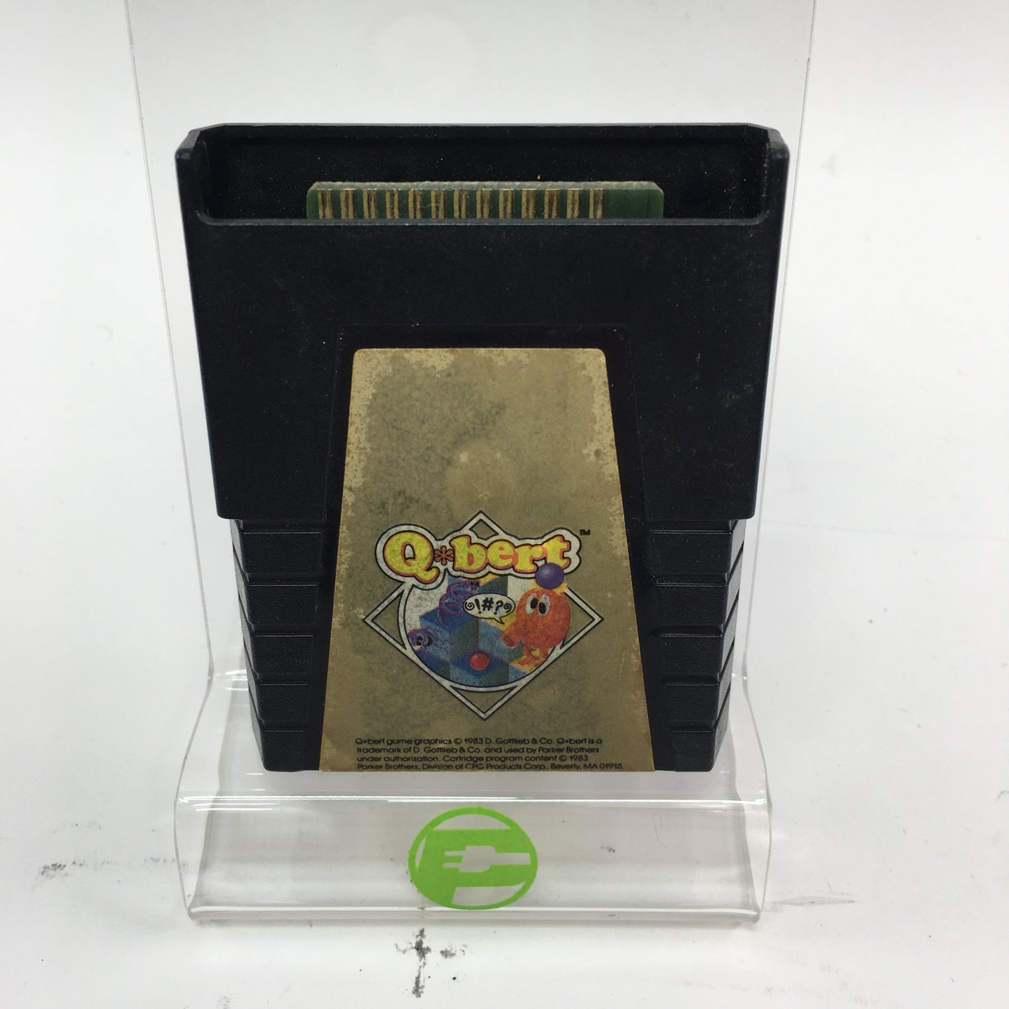 Q*bert (Atari 400, 1979) Cartridge Only Vintage Parker Brothers Authentic Game