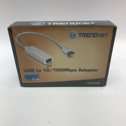 New TRENDnet USB to 10/100Mbps Adapter Network Adapter TU2-ET100