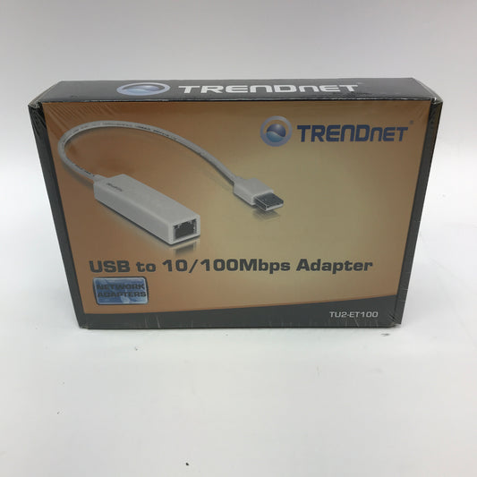 New TRENDnet USB to 10/100Mbps Adapter Network Adapter TU2-ET100