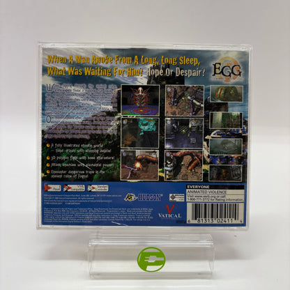 EGG Elemental Gimmick Gear (Sega Dreamcast, 1999) No Front Label
