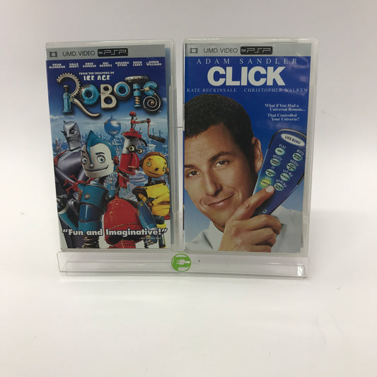 Robots and Click UMD Movie Bundle Sony PlayStation Portable PSP 