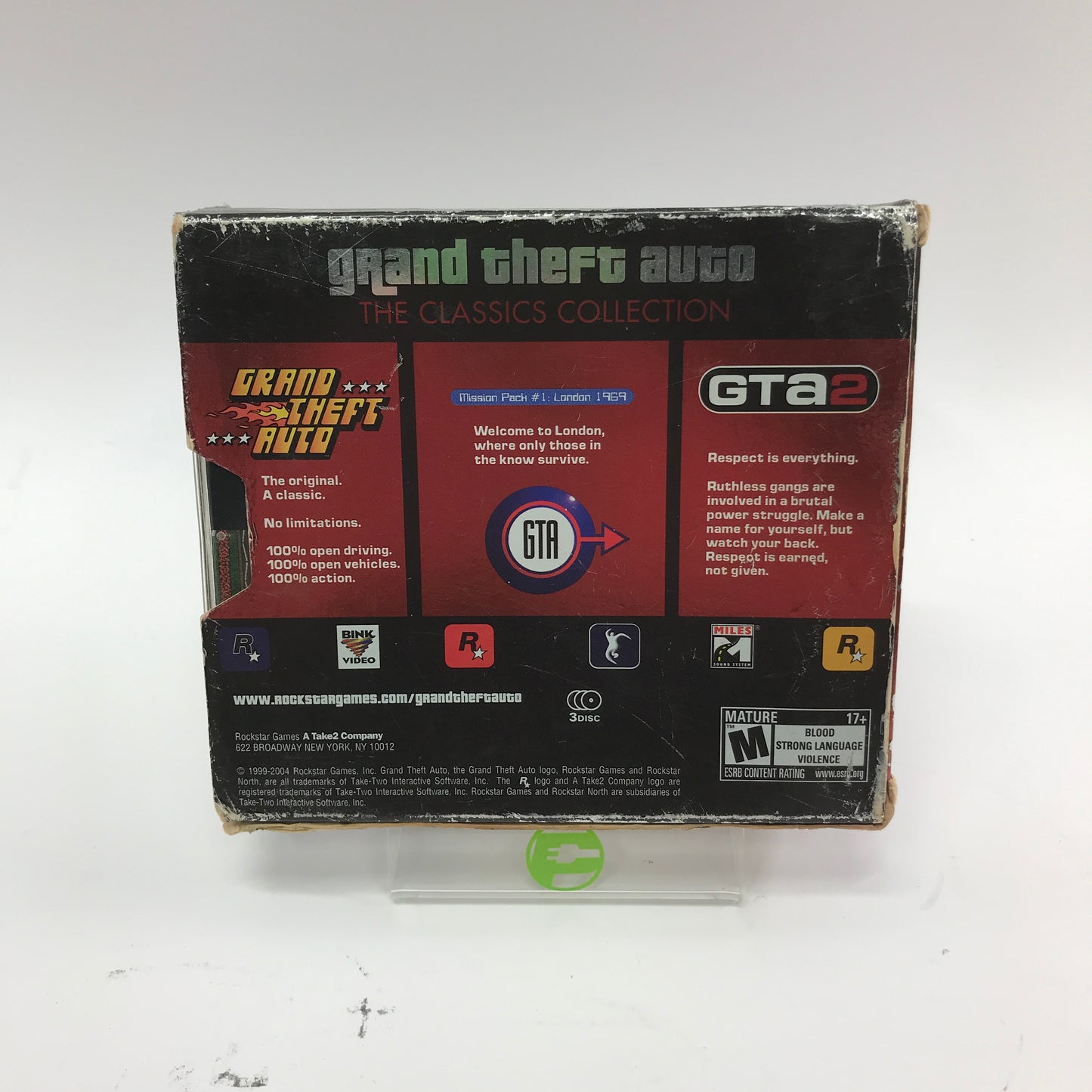 Grand Theft Auto: The Classics Collection (PC, 2004) CIB One Disc Sealed