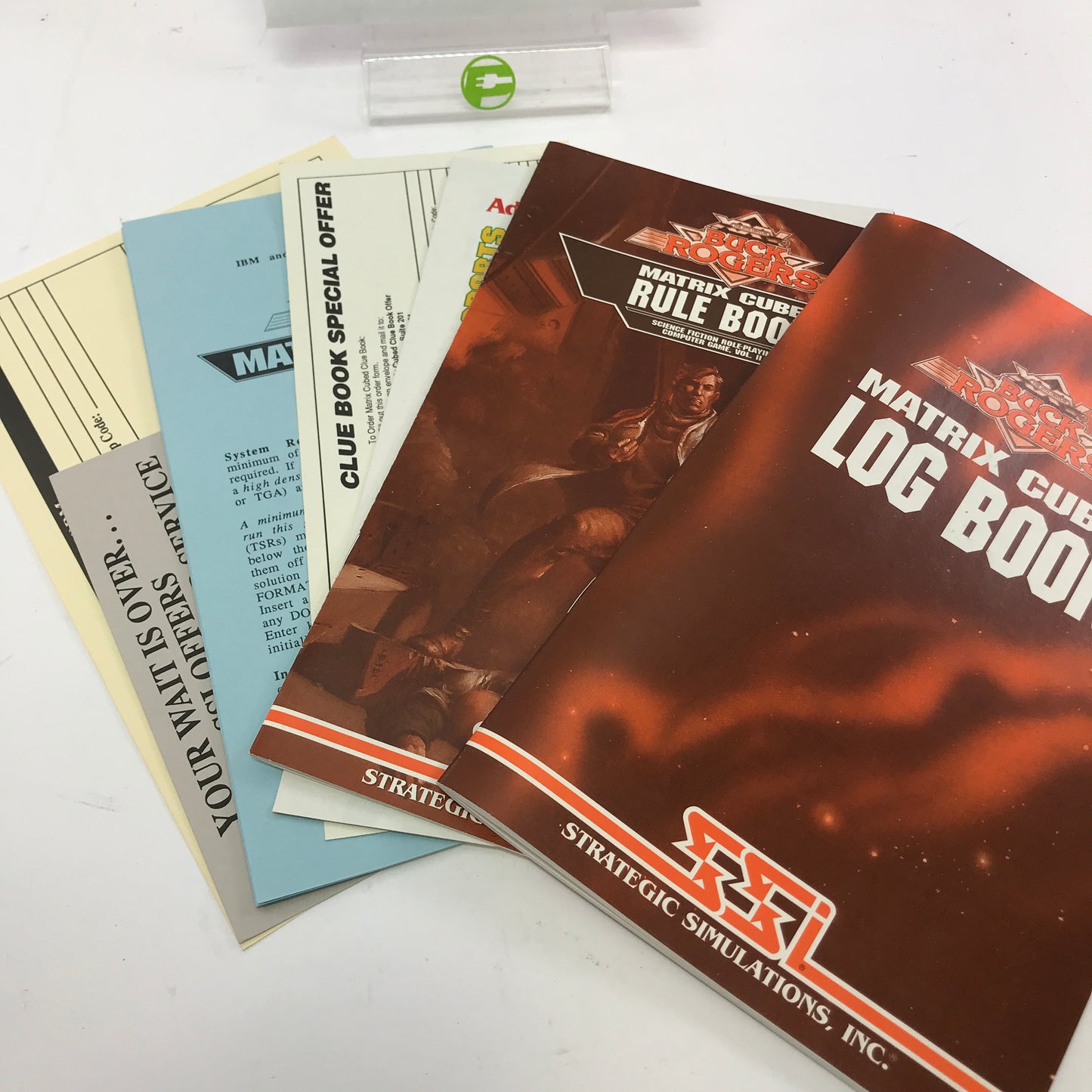 Buck Rogers: Matrix Cubed (PC, 1989) No Clue Book w/ All Other Inserts