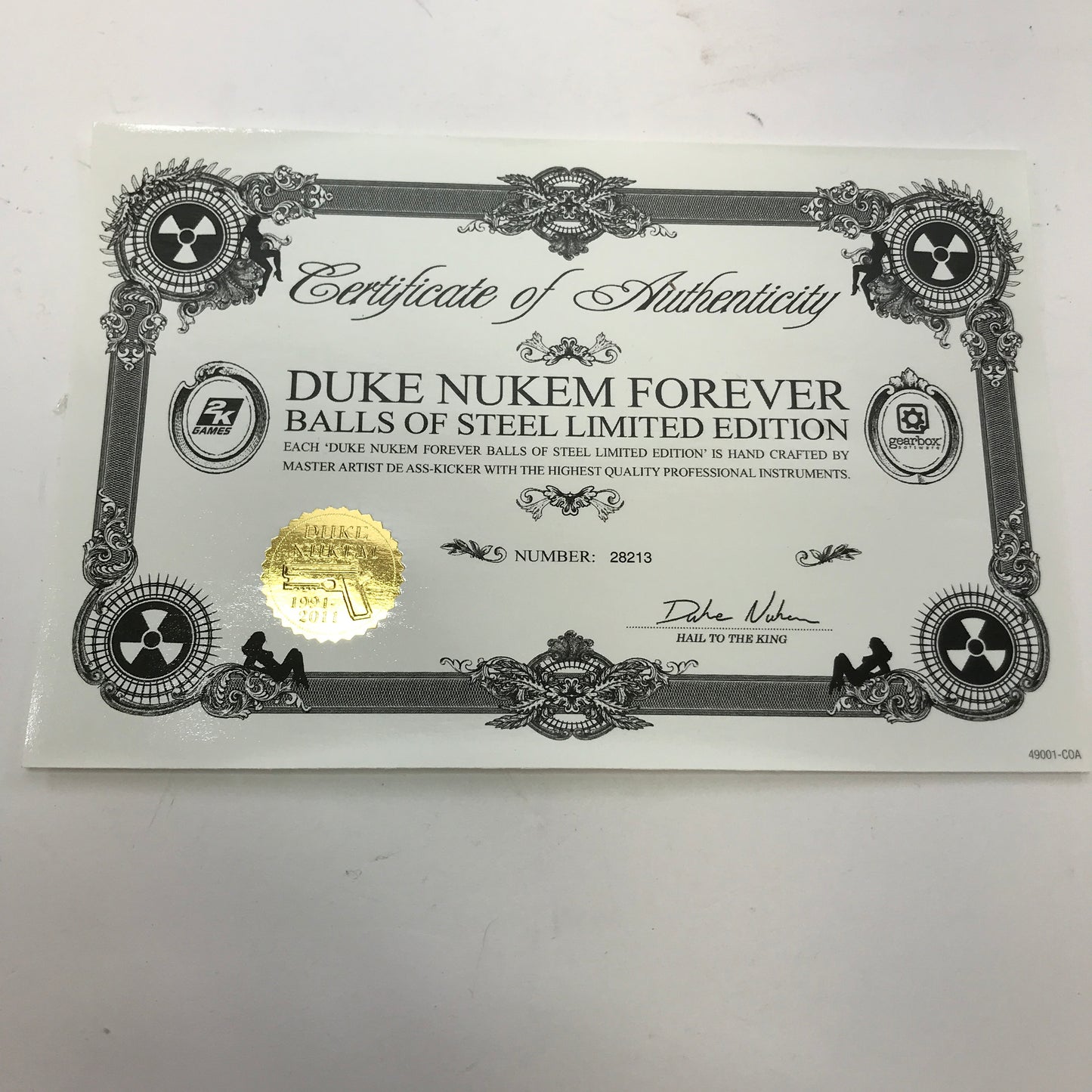 Duke Nukem Forever [Balls Of Steel Edition] (PC, 2011) Complete in Original Box