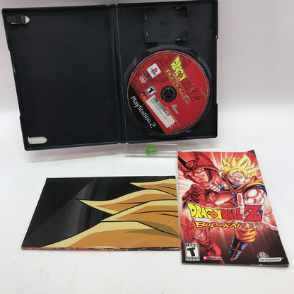 Dragon Ball Z Budokai (Sony PlayStation 2 PS2, 2002) w/ Manual and Poster