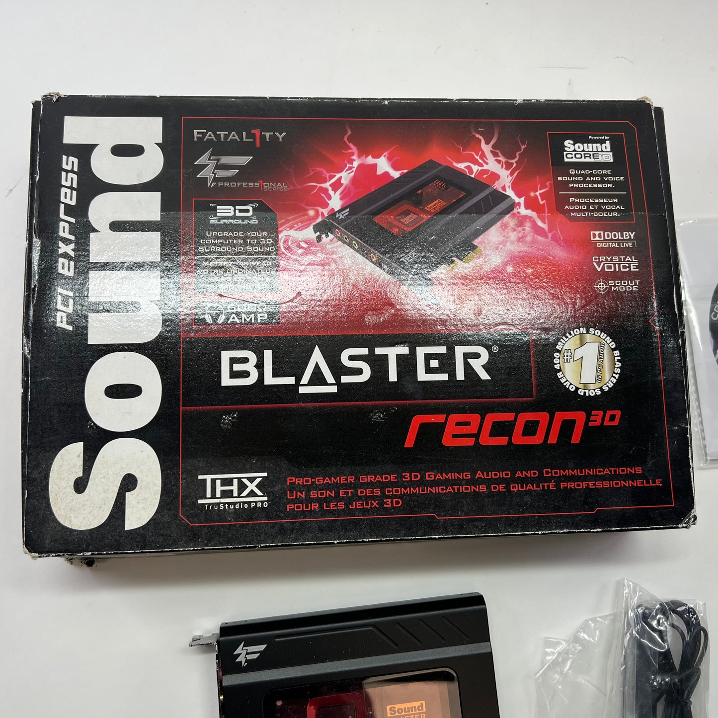Fatal1ty Blaster Recon  3D Surround Sound Device for PC 70SB135400000
