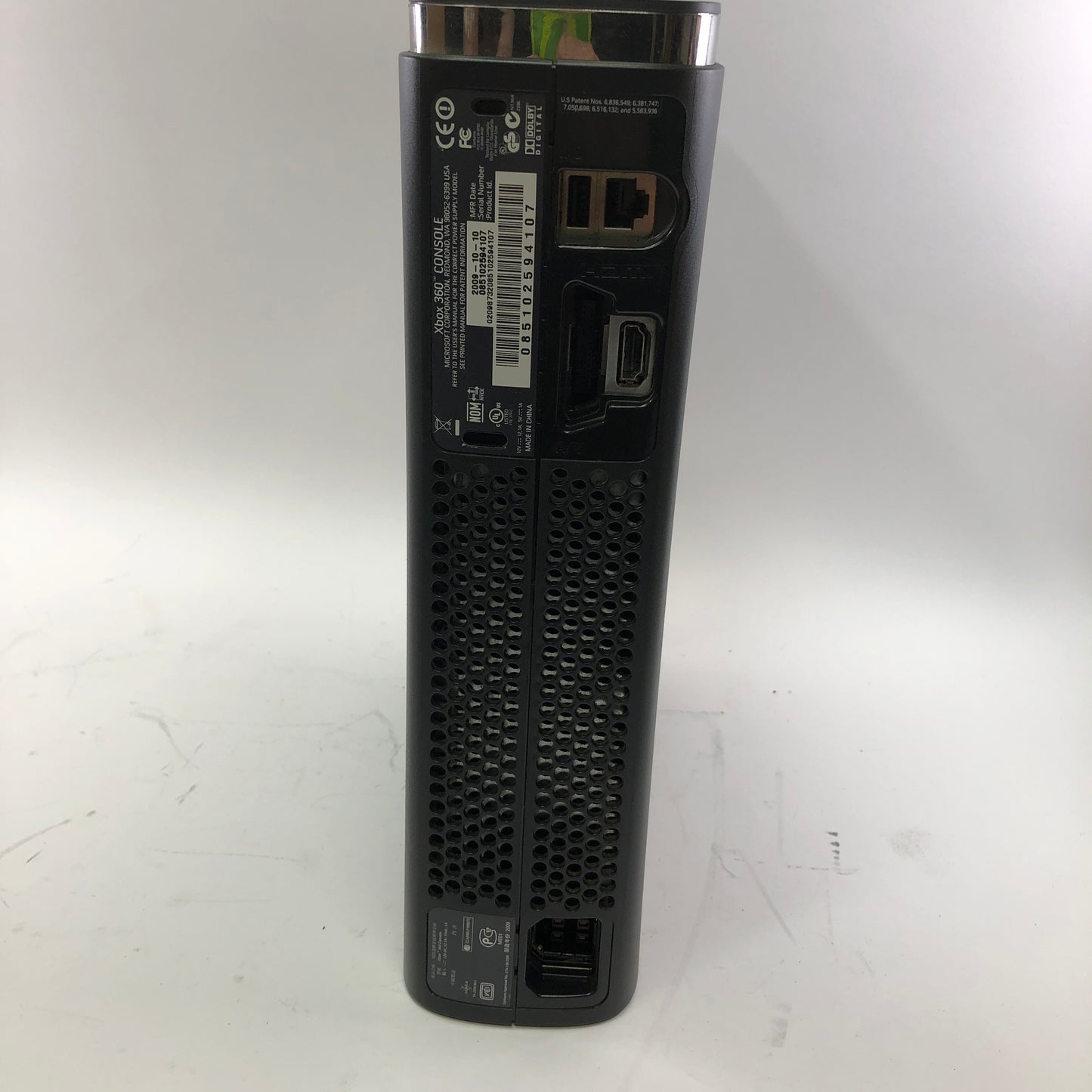 Broken Microsoft Xbox 360 Console Gaming System Only No Power READ