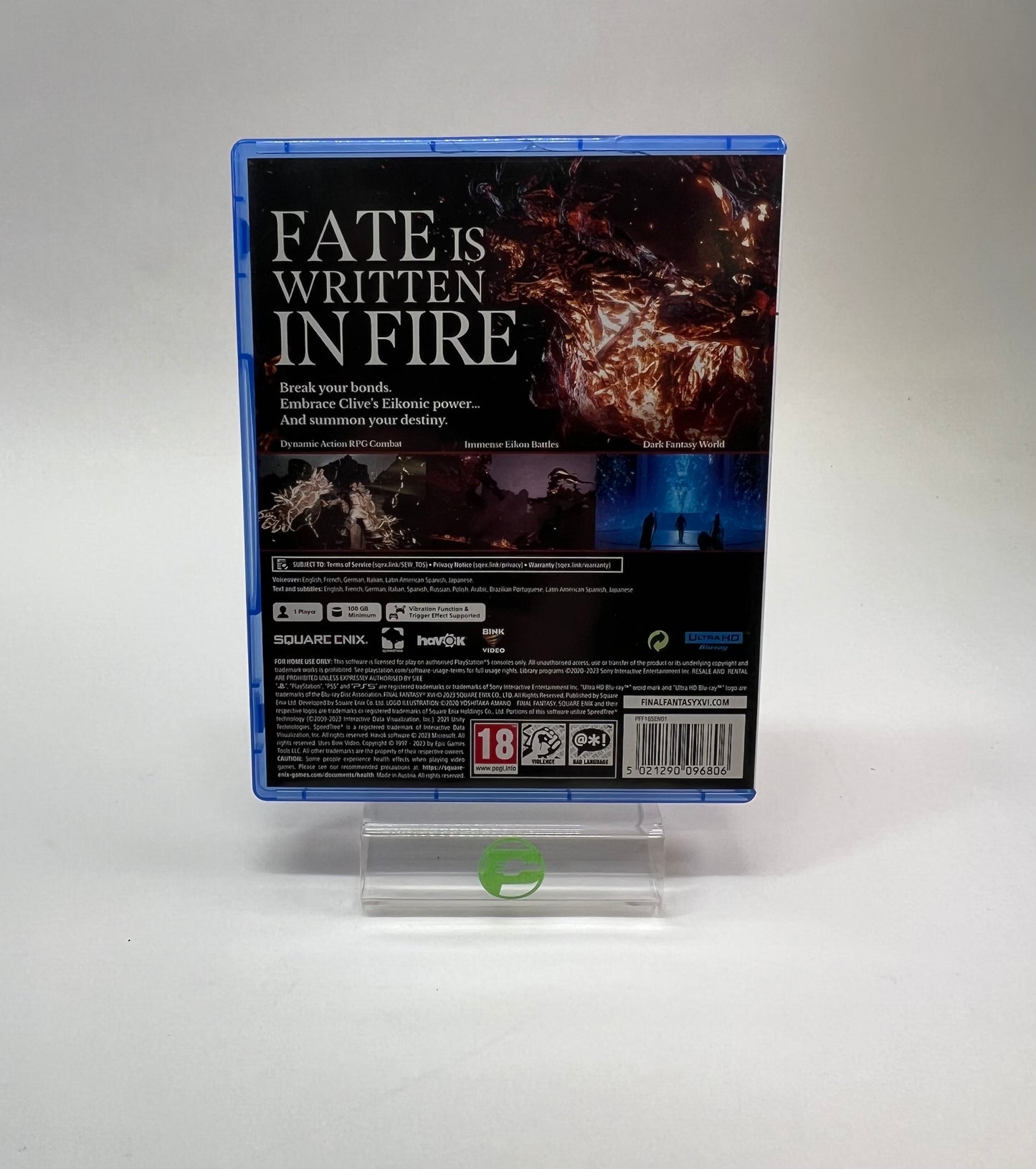 Final Fantasy XVI (Sony PlayStation 5 PS5, 2023) PAL