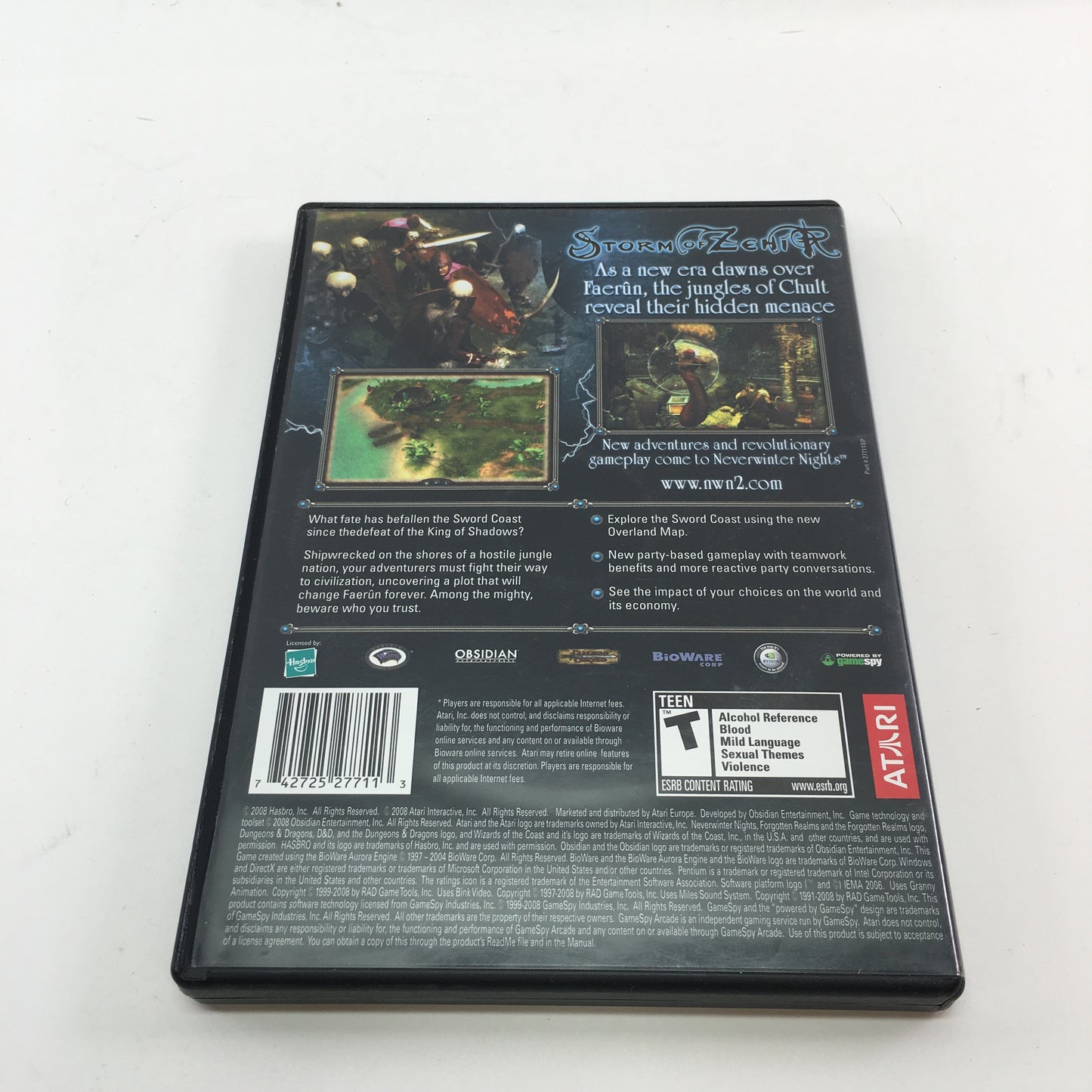 Neverwinter Nights 2 and Storm of Zethir, Mask of the Betrayer for PC