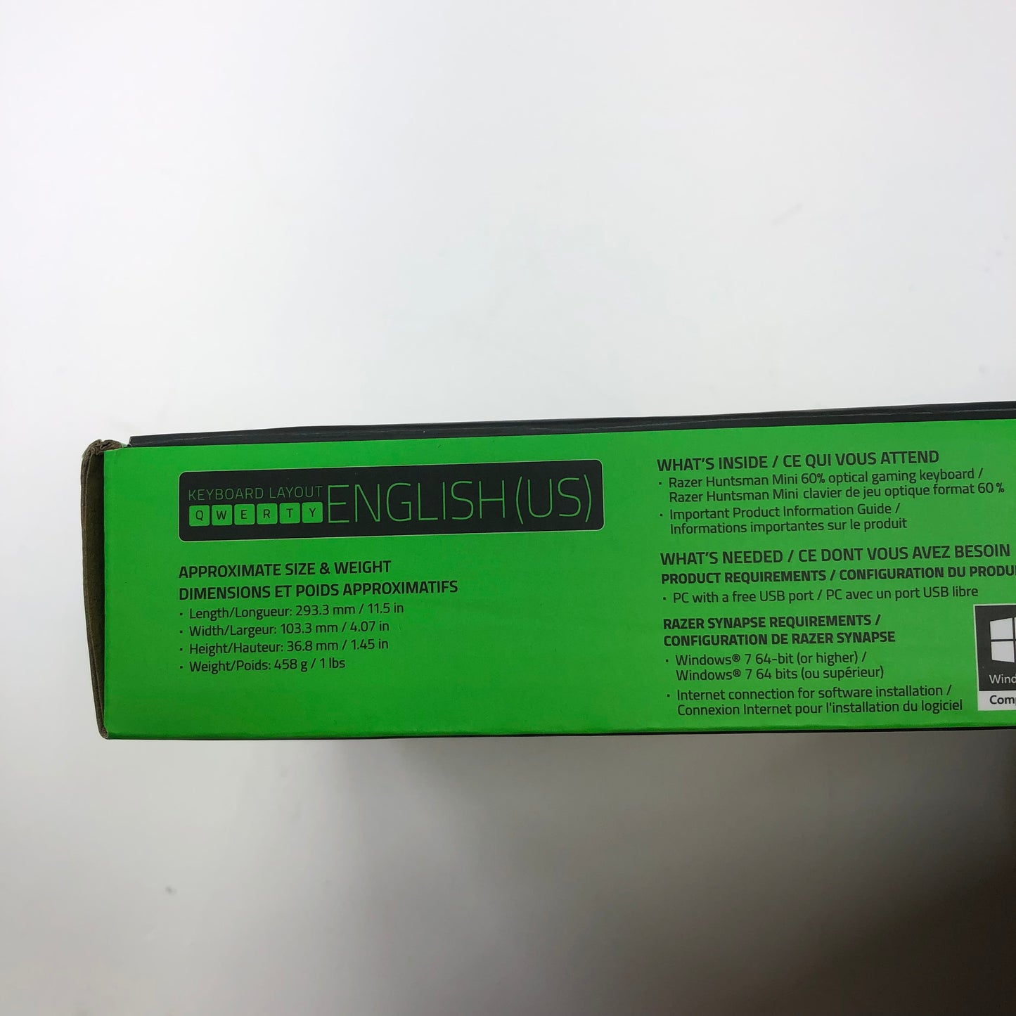 Razer Huntsman Mini 60% Optical Gaming Keyboard RZ03-0339 w/ Original Box