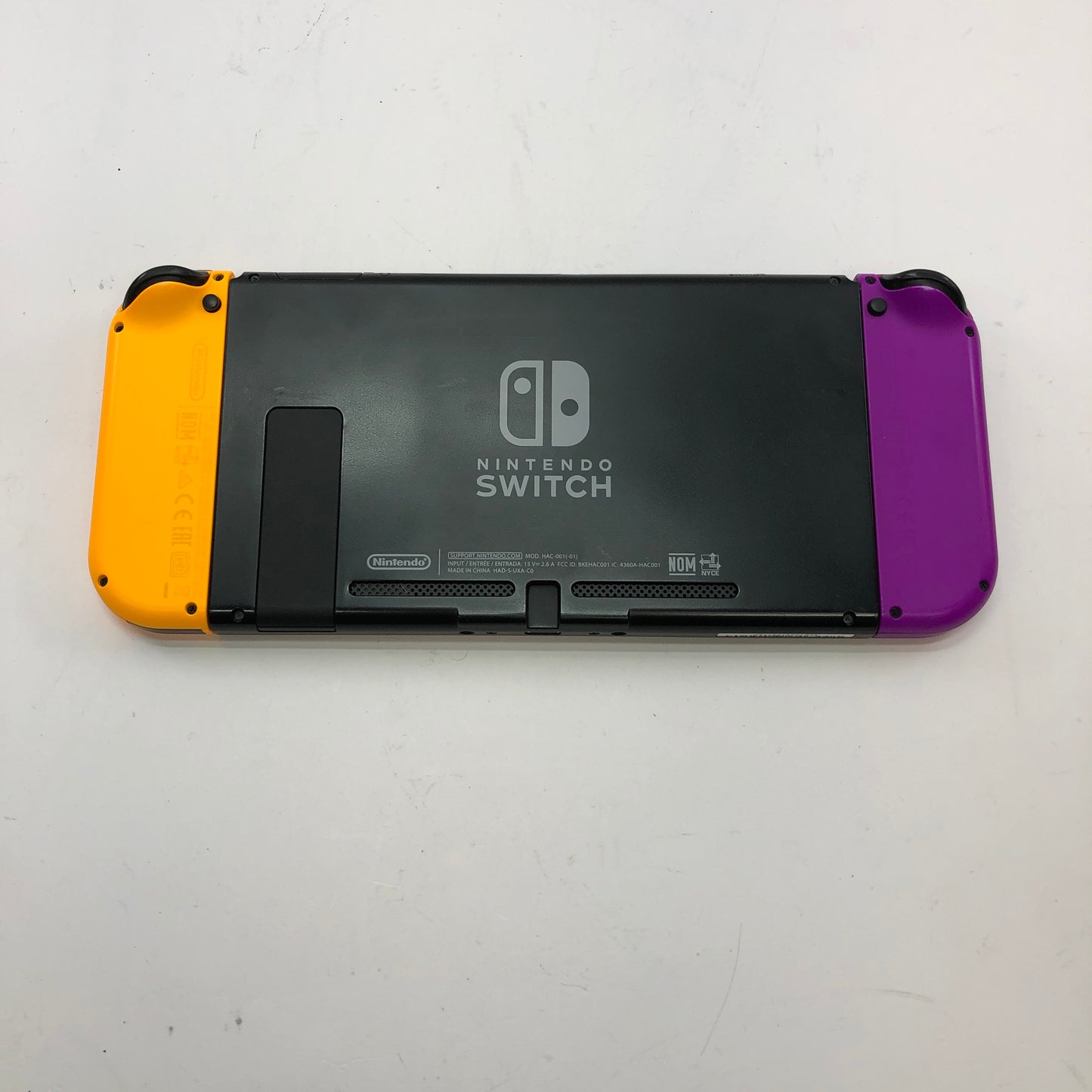 Nintendo Switch v2 Video Game Console Only HAC-001(-01) Wario Colors Joycon 