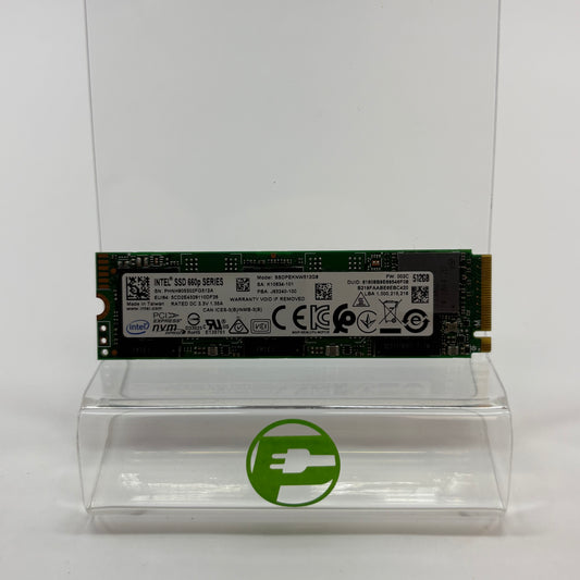 Intel 2280mm 660p Series 512GB eSATA III 6Gbps SSD SSDPEKNW512GB