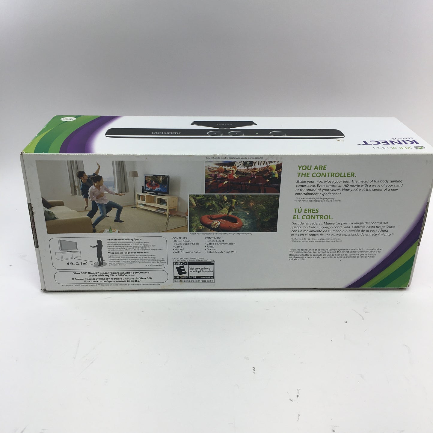 New Microsoft Kinect Black LPF-00004 For Xbox 360