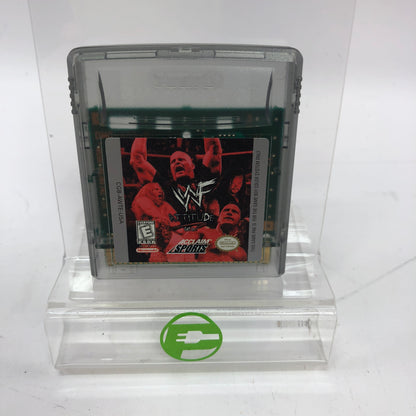 WWF Attitude (Nintendo GameBoy Color, 1999) Complete in Box w Inserts, CIB