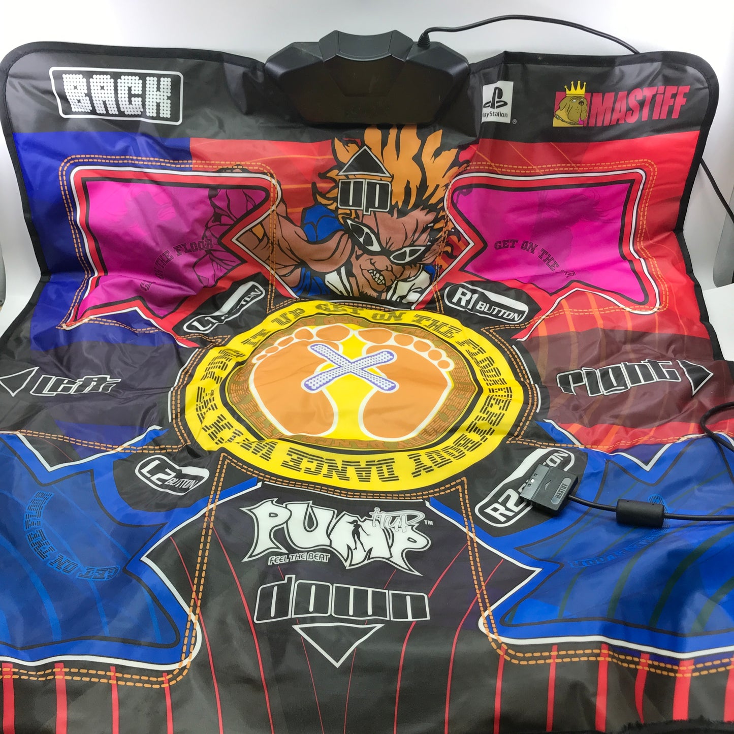 Mastiff Pump it Up Exceed Dance Mat Controller Controller For Playstation