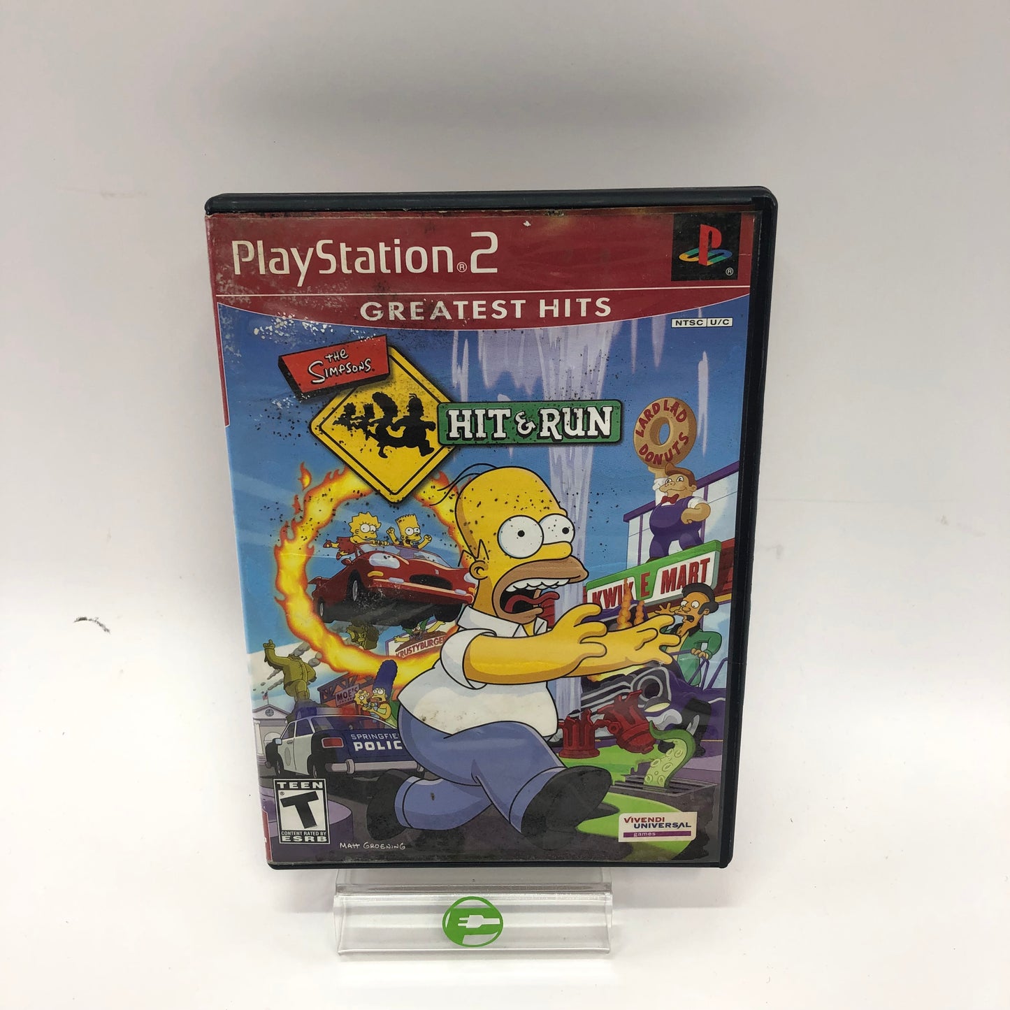 The Simpsons Hit and Run [Greatest Hits] (Sony PlayStation 2 PS2, 2003)No Manual