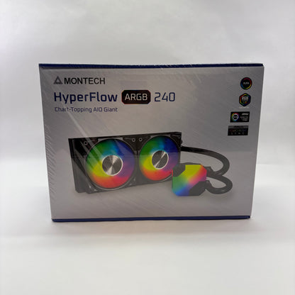 New Montech Hyperflow ARGB 240 Liquid Cooler 4710562740820