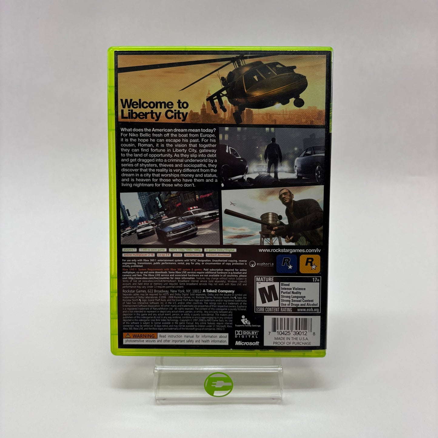 Grand Theft Auto IV (Microsoft Xbox 360, 2008)
